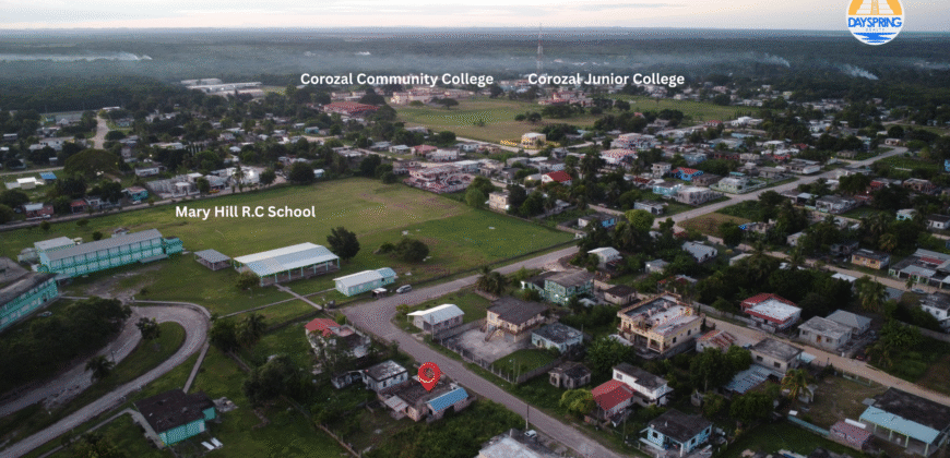 Live & Learn in Corozal Town – House & Lot Near Schools, Ideal for Families!