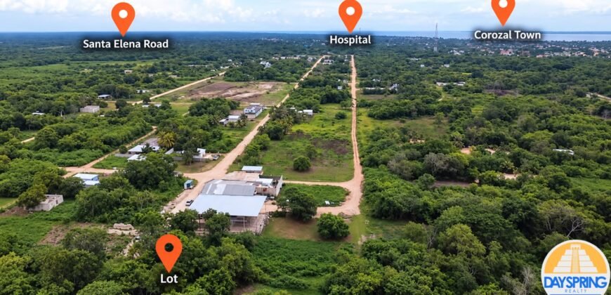 Serene Lot in Corozal Town, Belize